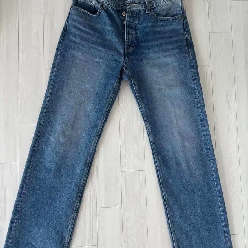 [BUNJANG] COOR Canton Fly Straight Denim Pants / 쿠어 켄톤 플라이 스트레이트 데님 팬츠