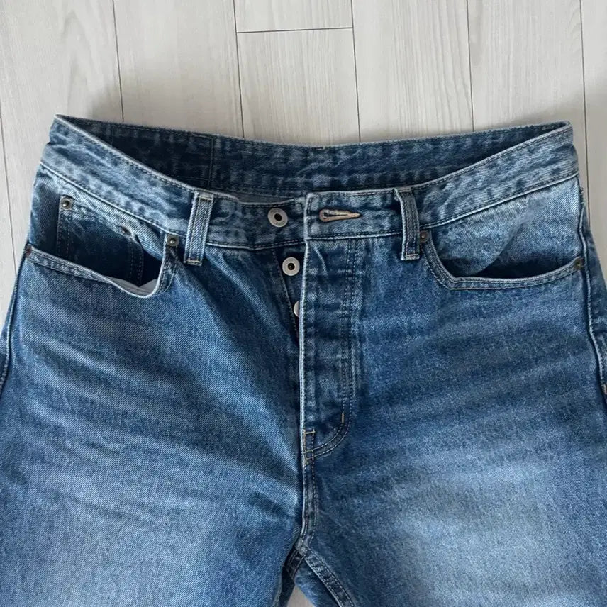 [BUNJANG] COOR Canton Fly Straight Denim Pants / 쿠어 켄톤 플라이 스트레이트 데님 팬츠