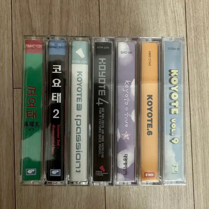 [BUNJANG] Koyote Cassette Tape Album Collection / 코요태 카세트 테이프 앨범 모음