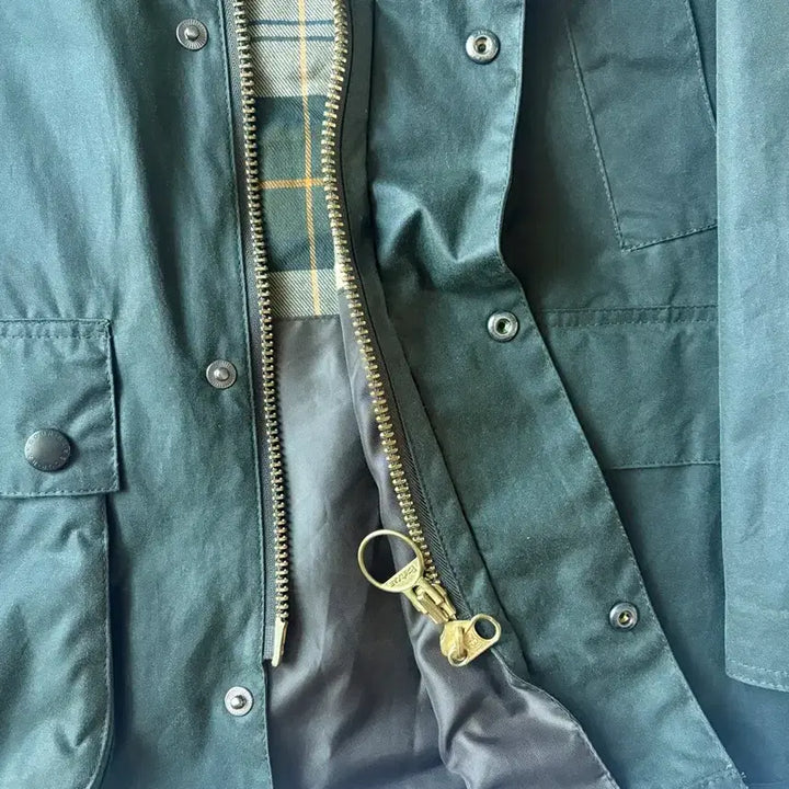 [BUNJANG] Barbour Bedale Waxed Jacket Sage (Size 38) / 바버 왁스 비데일 세이지 38