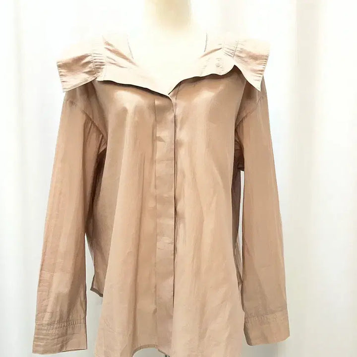 [BUNJANG] SYSTEM Sailor Collar Blouse Beige / 네고사절 SYSTEM 시스템 세일러카라 블라우스 베이지 55 상태좋음