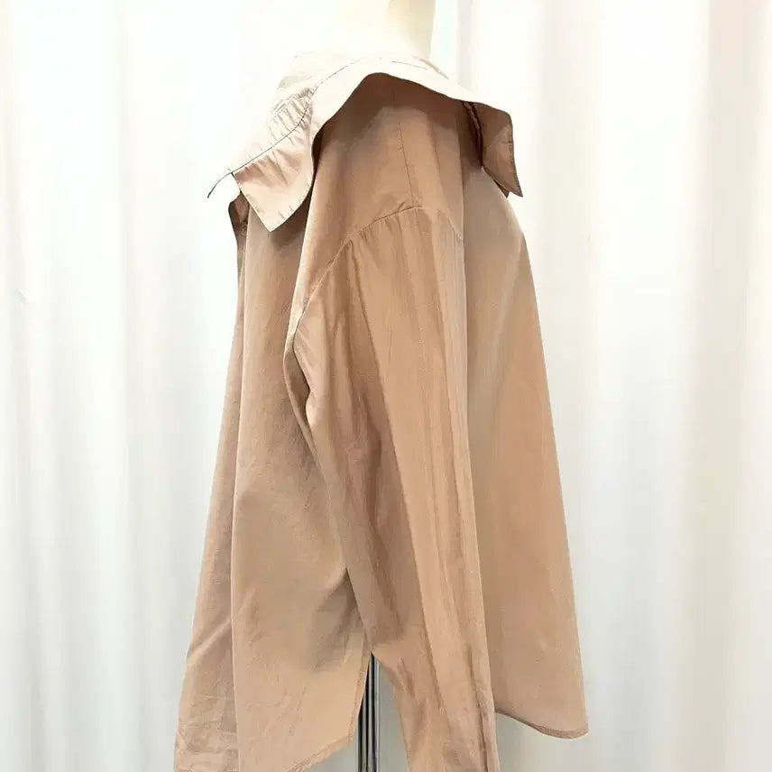 [BUNJANG] SYSTEM Sailor Collar Blouse Beige / 네고사절 SYSTEM 시스템 세일러카라 블라우스 베이지 55 상태좋음