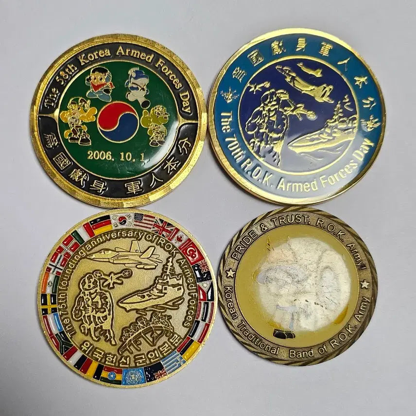 [BUNJANG] Army Military Band Commemorative Coin Set / 국군의날 기념, 육군 군악대 코인 세트