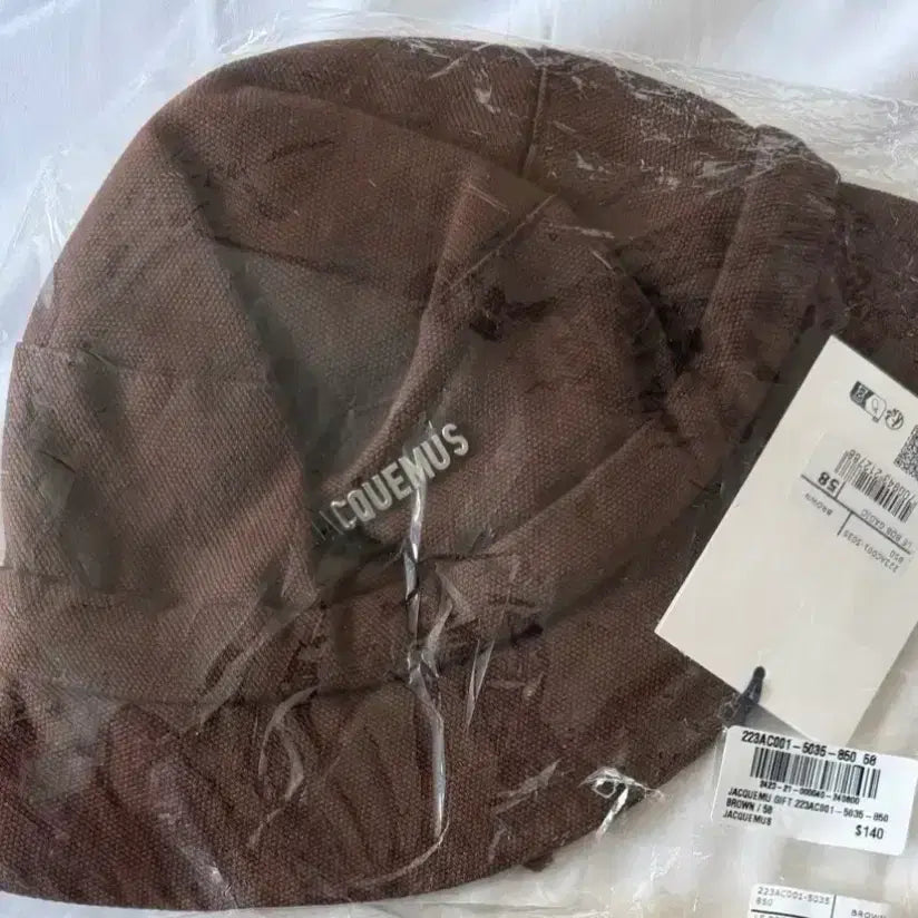 [BUNJANG] Jacquemus Le Bob Jacquemus Bucket Hat Brown / 미개봉 자크뮈스 버킷 챙깊은 노티드