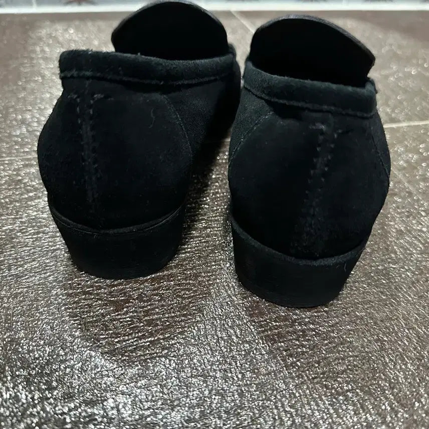[BUNJANG] Time Suede Loafers Black 240 / 타임 스웨이드로퍼240