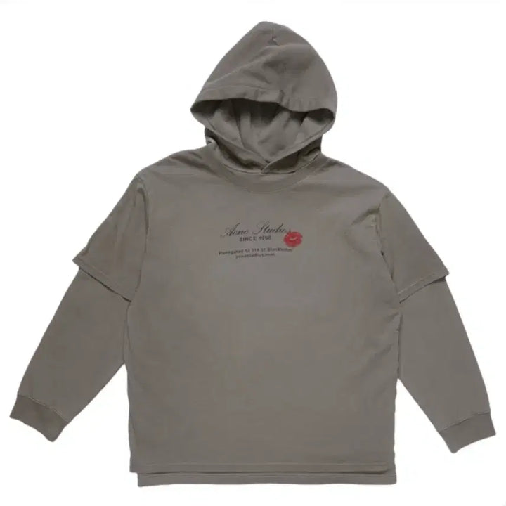 [BUNJANG] Acne Studios Layered Hoodie T-Shirt / 아크네 스튜디오 레이어드 후드 티셔츠