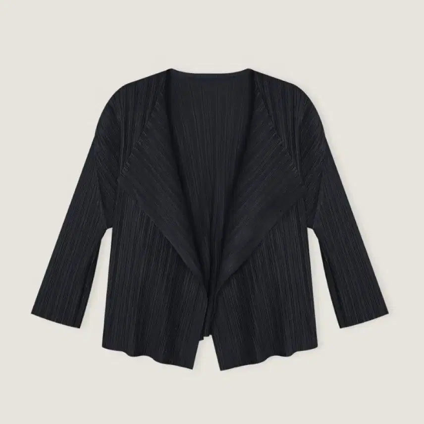 [BUNJANG] Obzee Pleated Cardigan Navy / 오브제스트 플리츠 가디건 네이비