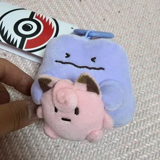 [BUNJANG] Pokemon Ditto Plush Keychain / 포켓몬스터 메타몽 인형 키링