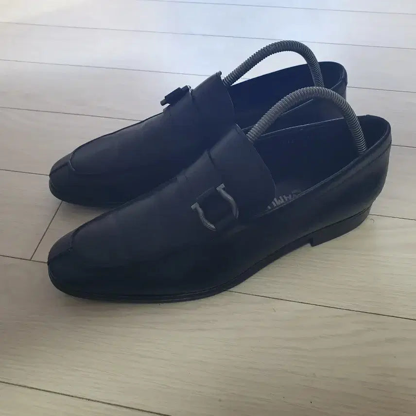 [BUNJANG] Salvatore Ferragamo Leather Loafers Black / 남255페레가모 로퍼