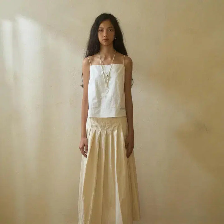 [BUNJANG] Oursalty Daily Cotton Sleeveless / 아우어솔티 데일리 코튼 슬리브리스