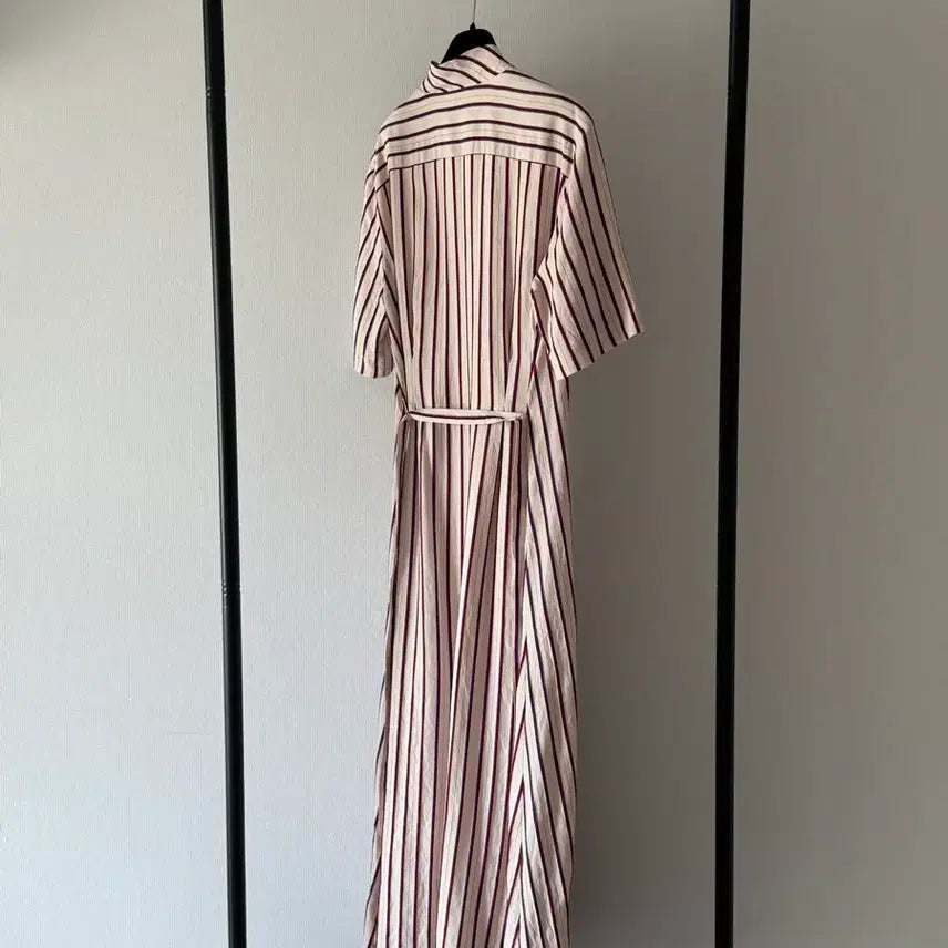 [BUNJANG] Sandro Stripe Shirt Dress Size 34 / 산드로 Sandro 스트라이프 셔츠 원피스 34