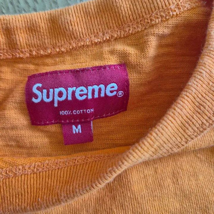 [BUNJANG] Supreme Star Logo T-Shirt Orange M / 슈프림 스타 로고 오렌지 티셔츠 M