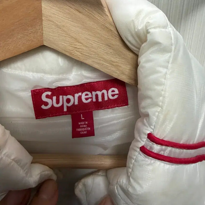 [BUNJANG] Supreme Micro Down Jacket White L / 슈프림 마이크로 다운 자켓 화이트 L(24SS)