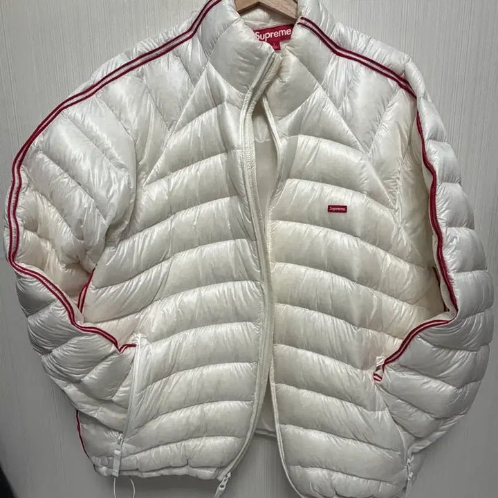 [BUNJANG] Supreme Micro Down Jacket White L / 슈프림 마이크로 다운 자켓 화이트 L(24SS)