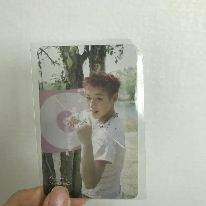 [BUNJANG] Park Jihoon Soundwave Popup Fabric Poster B ver. Photocard / 박지훈 사운드웨이브 팝업 패브릭포스터 B ver. 포카