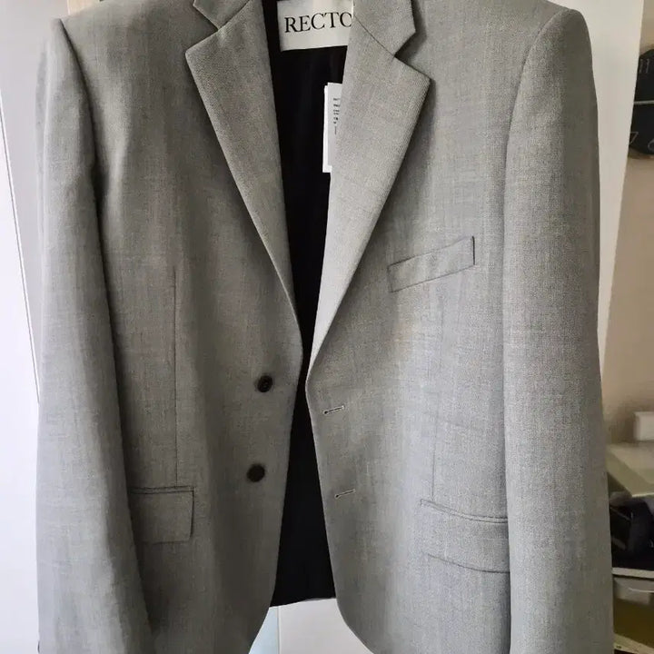 [BUNJANG] RECTO Oversized Jacket Charcoal Grey / 렉토  오버사이즈 자켓 차콜 그레이 새상품