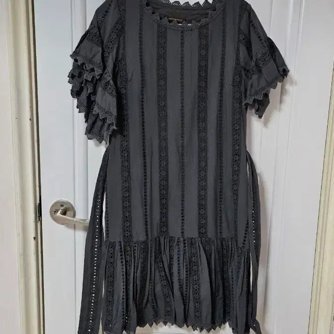 [BUNJANG] Adolfo Dominguez Charcoal Grey Dress Size 55 / <새상품 : 사이즈 55> -   아돌포 도밍게즈 원피스