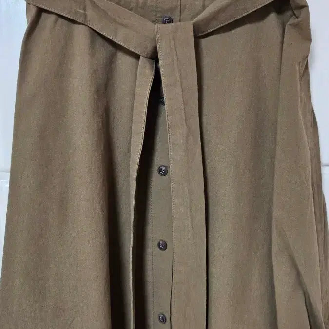 [BUNJANG] New A-Line Skirt Khaki Size 55 / < 새상품 : 55 사이즈> - 카키색  A라인 스커트