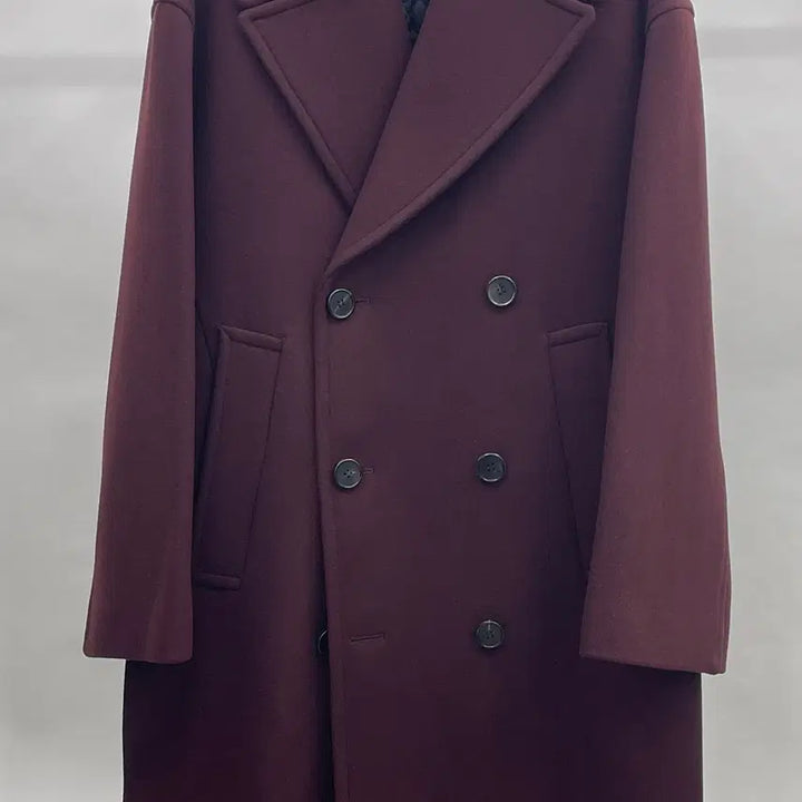 [BUNJANG] System Homme Wool Cashmere Double-Breasted Long Coat / 시스템옴므 울캐시 방모 더블코트