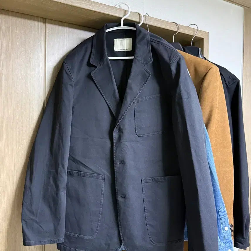 [BUNJANG] Polottery Washed Sport Jacket Charcoal Size 3 / 포터리 워시드 스포츠 자켓 챠콜 3사이즈