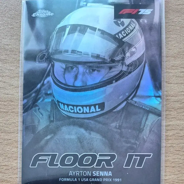 [BUNJANG] 2025 TopsChrome F1 Ayrton Senna "Floor It" Card / 2025 탑스크롬 F1 아일톤 세나 FLOOR IT카드 판매
