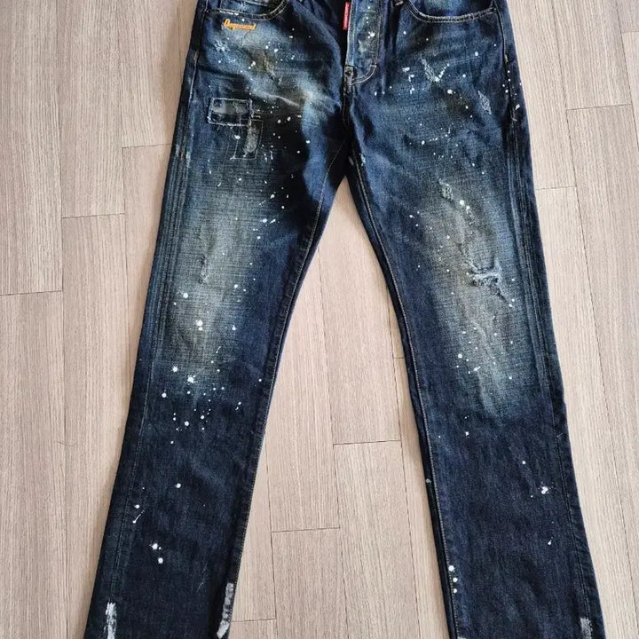 [BUNJANG] DSQUARED2 Paint Detail Denim Jeans / 디스퀘어드 페인트 데님 청바지 48사이즈