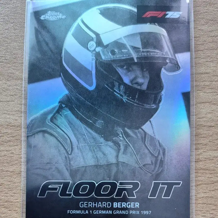 [BUNJANG] 2025 Topps Chrome Gerhard Berger FLOOR IT! Card / 2025 탑스크롬 F1 게르하르트 베르거 FLOOR IT카드 판매