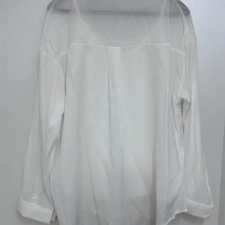 [BUNJANG] White Oversized Shirt (New) / 화이트 오버핏 셔츠(새상품)