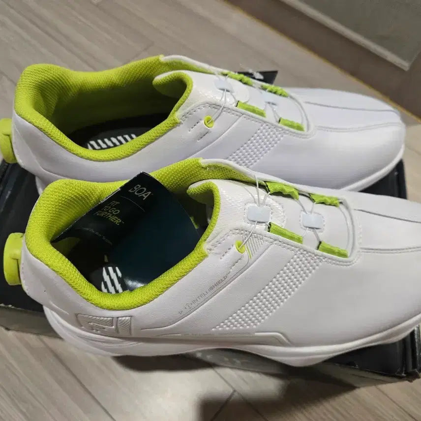 [BUNJANG] FootJoy Boa Golf Shoes (White/Green) - BOA System / 풋조이 보아 골프화 새제품 BOA 시스템 260 265 275