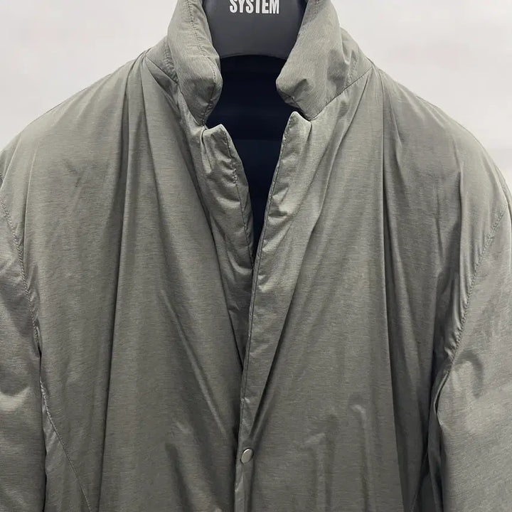 [BUNJANG] System Homme Goose Down Coat Khaki / 시스템옴므 구스다운 코트