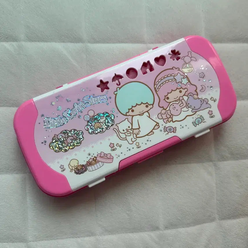 [BUNJANG] Sanrio Little Twin Stars Shaped Ruler Pencil Case / 산리오 리틀트윈스타 모양 자 고전필통