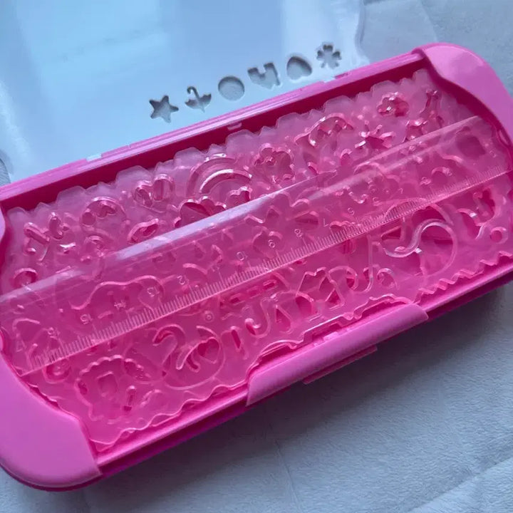 [BUNJANG] Sanrio Little Twin Stars Shaped Ruler Pencil Case / 산리오 리틀트윈스타 모양 자 고전필통