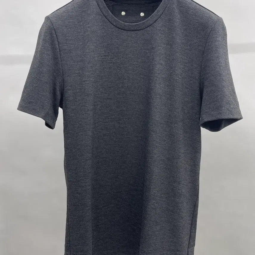 [BUNJANG] System Homme Melange One-Point Half Sleeve T-Shirt / 시스템옴므 원포인트 반팔티셔츠