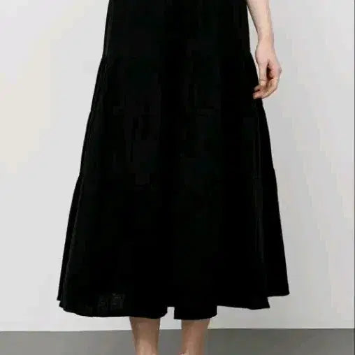 [BUNJANG] DKNY Double Crepe Long Skirt / DKNY 더블 크래이프 롱스커트