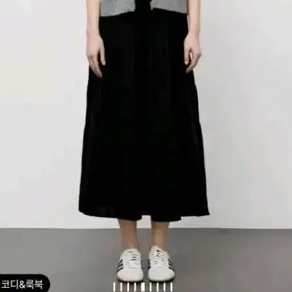 [BUNJANG] DKNY Double Crepe Long Skirt / DKNY 더블 크래이프 롱스커트