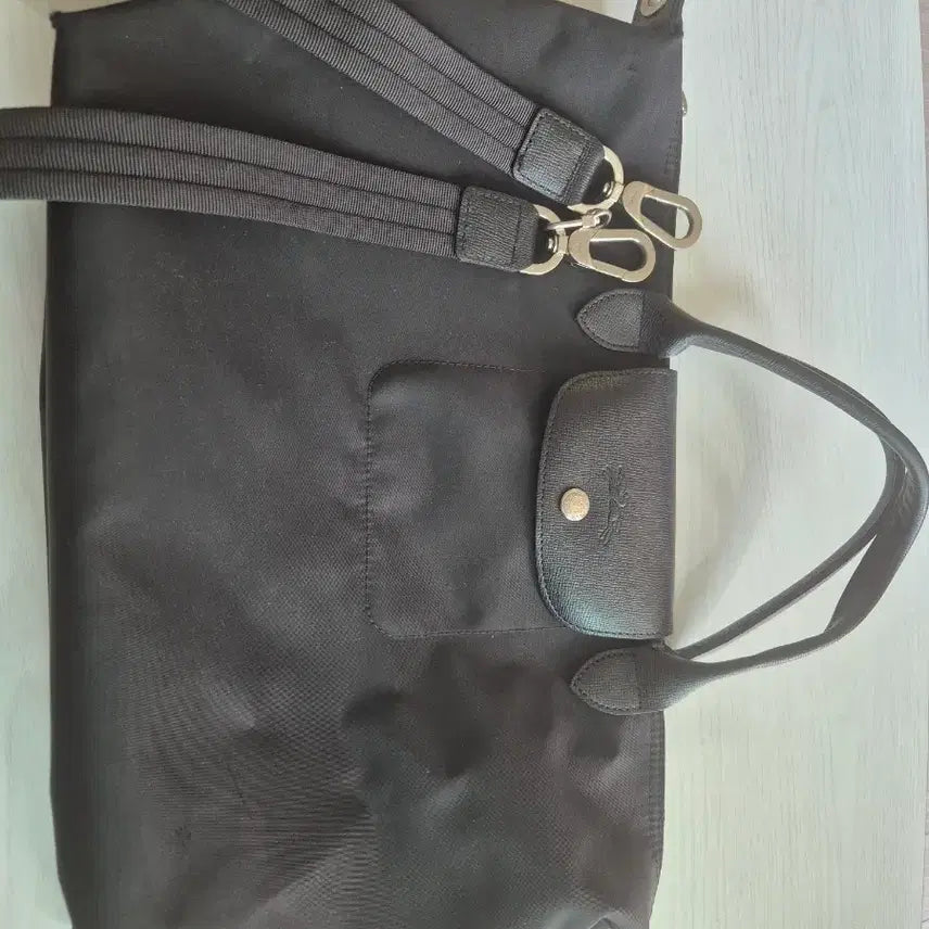 [BUNJANG] Longchamp Le Pliage Black Tote Bag / 롱샴 르 플리아쥬 블랙 토트백