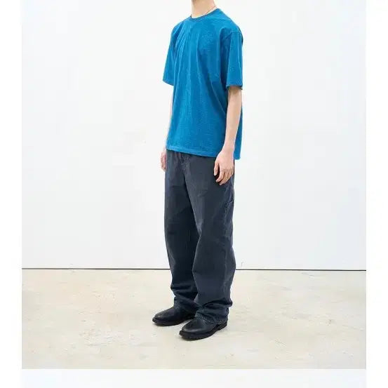 [BUNJANG] Afterpraye Dusted Regular Denim Pants Navy L / 애프터프레이 더스티드 레귤러 데님팬츠 네이비 L