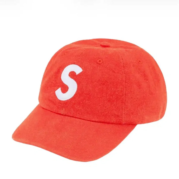 [BUNJANG] Supreme 22ss Kevlar Denim 6-Panel Ball Cap Red/Orange / 슈프림 22ss 케블라 데님 S로고 6패널 볼캡 레드 오렌지