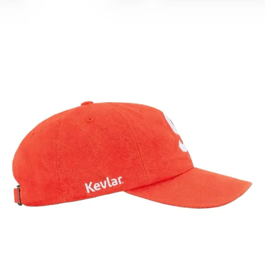 [BUNJANG] Supreme 22ss Kevlar Denim 6-Panel Ball Cap Red/Orange / 슈프림 22ss 케블라 데님 S로고 6패널 볼캡 레드 오렌지