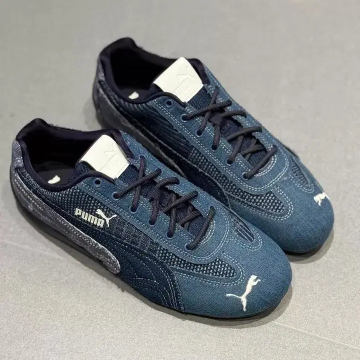 [BUNJANG] Puma Speedcat Denim Blue Sneakers / 푸마 스피드캣 데님 블루 스니커즈