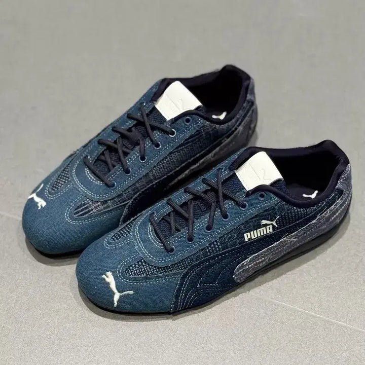 [BUNJANG] Puma Speedcat Denim Blue Sneakers / 푸마 스피드캣 데님 블루 스니커즈