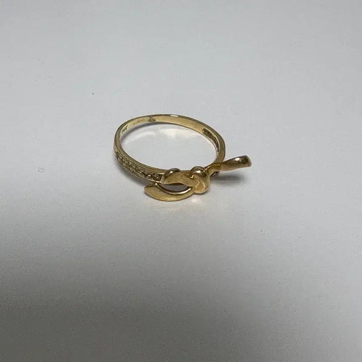 [BUNJANG] Lloyd 14K Ribbon Ring / 로이드 14k 리본 애끼 반지