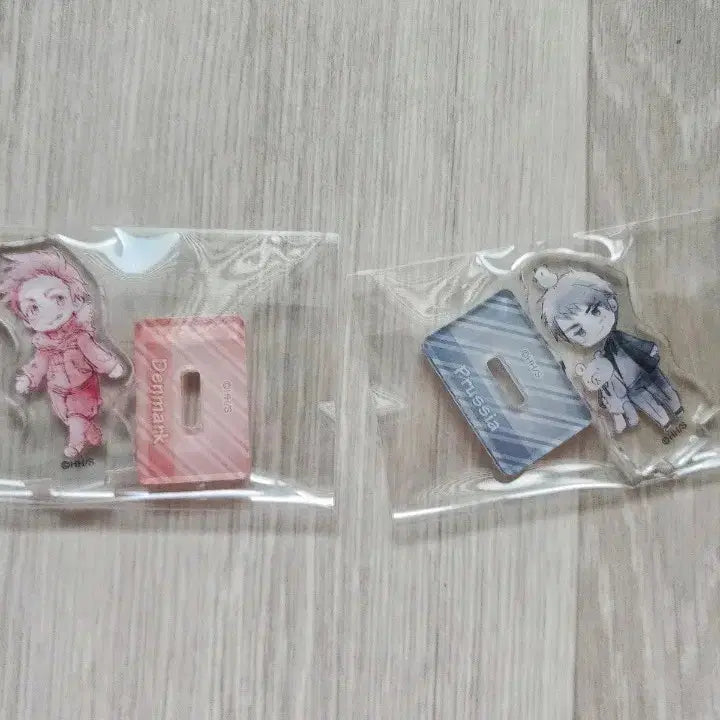 [BUNJANG] Hetalia Prussia &amp; Denmark Mini Acrylic Set / 헤타리아 프로이센 덴마크 미니 아크릴 세트