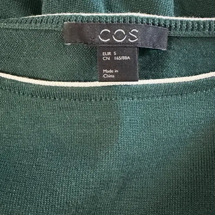 [BUNJANG] COS Deep Green Knit S / 새상품) 코스 딥그린 니트 S