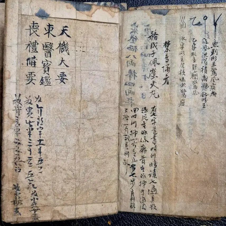 [BUNJANG] Jeon-gi Daeyo (Manual of Heavenly Phenomena) Single Volume Manuscript / 고서 필사본 천기대요 단권