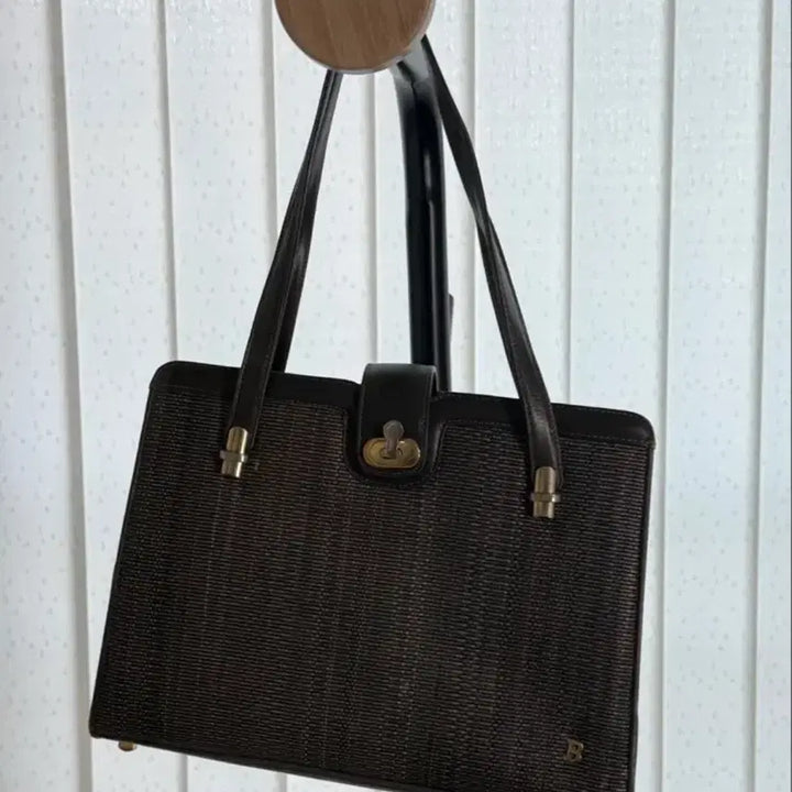 [BUNJANG] Bally Classic Brown Tote Bag Shoulder / 정)발리 클래식 브라운 토트백 숄더