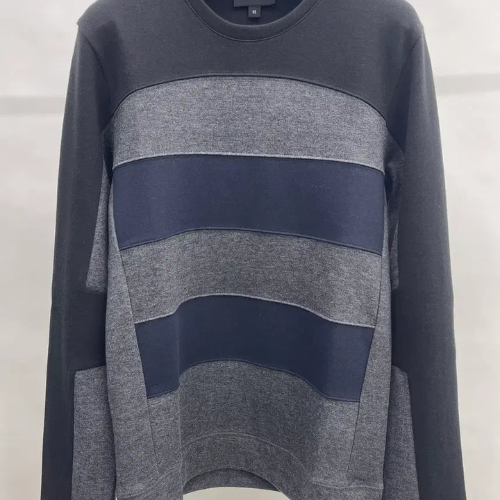 [BUNJANG] Solid Homme Block Long Sleeve Sweatshirt / 솔리드옴므  블럭 긴팔맨투맨