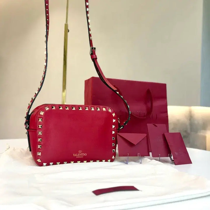[BUNJANG] Valentino Rockstud Crossbody Bag / {풀구성} 발렌티노 락스터드 크로스백