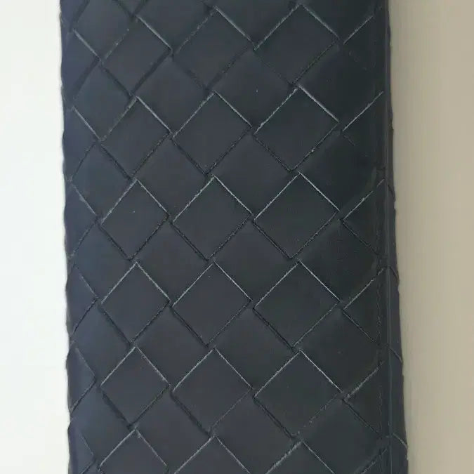 [BUNJANG] Bottega Veneta Navy Intrecciato Long Wallet / 보테가 베네타 네이비 인트레치아토 장지갑