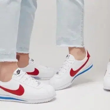 [BUNJANG] Nike Cortez White/Red Women&